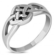 Plain Celtic Knot Ring Sterling Silver, rp128